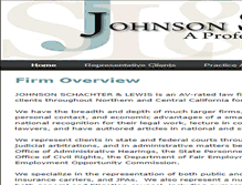 Tablet Screenshot of jsl-law.com